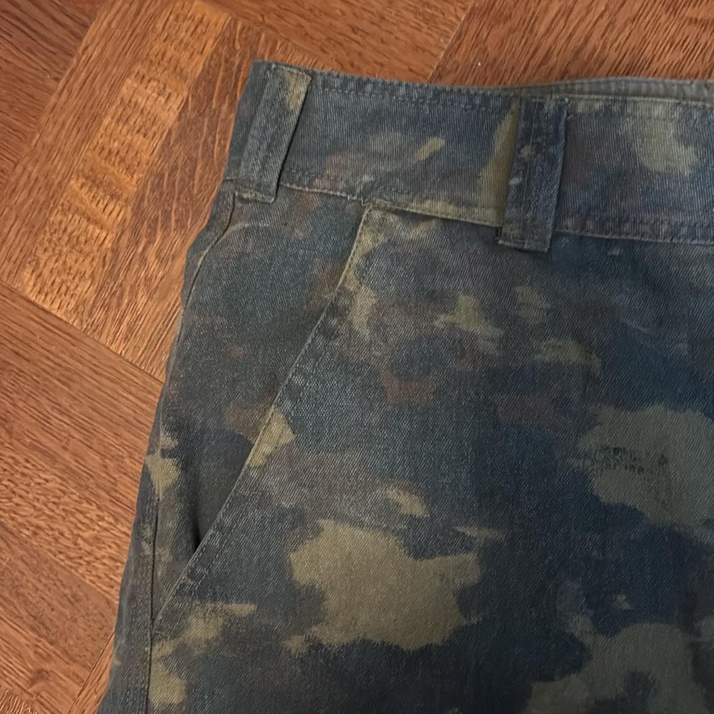 NWT free people camo relaxed chino pants - Picture 4 of 8